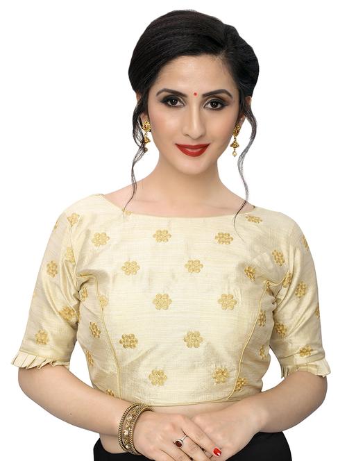 back detail embroidered blouse - 16933905 - Very Small Image - 1