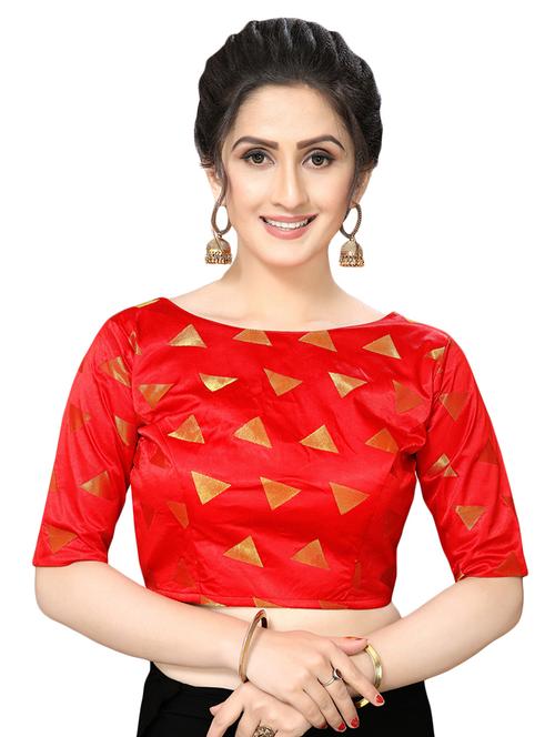 geometrical embroidered blouse - 16933968 - Very Small Image - 1