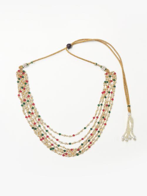 multi colored metal short necklace - 16934490 - Very Small Image - 1