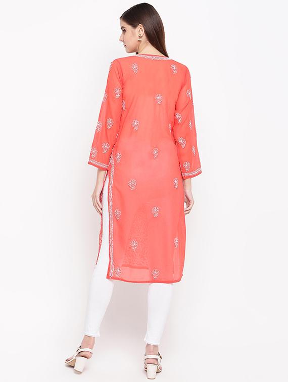 women's straight kurta - 16935328 - Zoom Image - 2