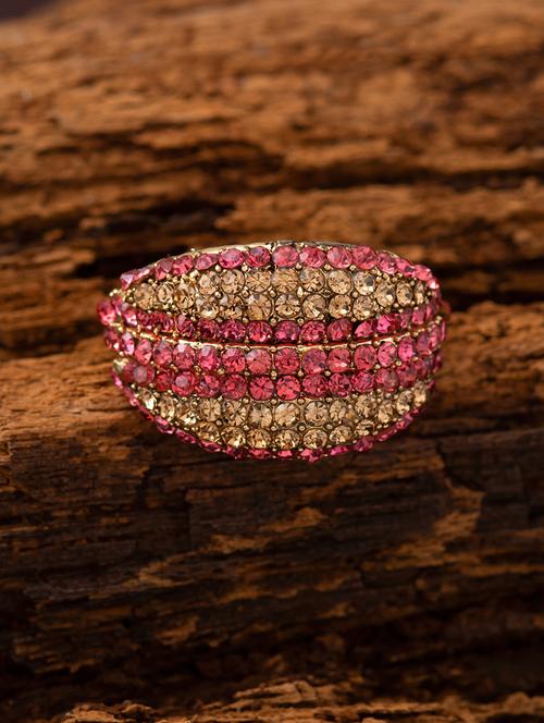 pink brass finger  ring - 16935688 - Very Small Image - 1