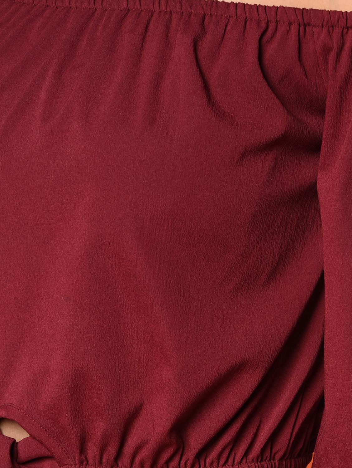 women's crop off shoulder top - 16936292 - Zoom Image - 5