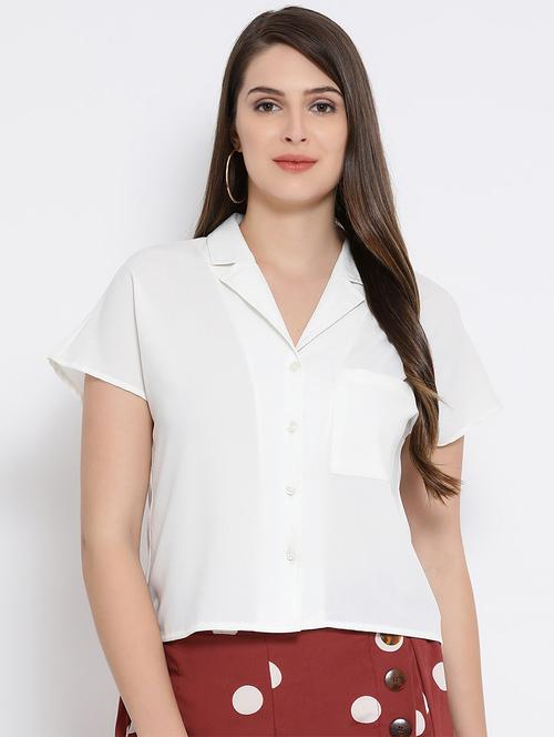 lapel neck short sleeved shirt  - 16936600 - Very Small Image - 1