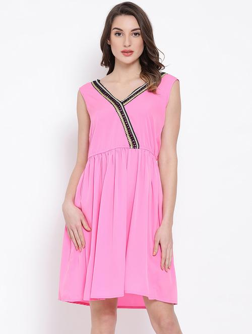 lace detail v-neck sleepshirt  - 16936618 - Very Small Image - 1