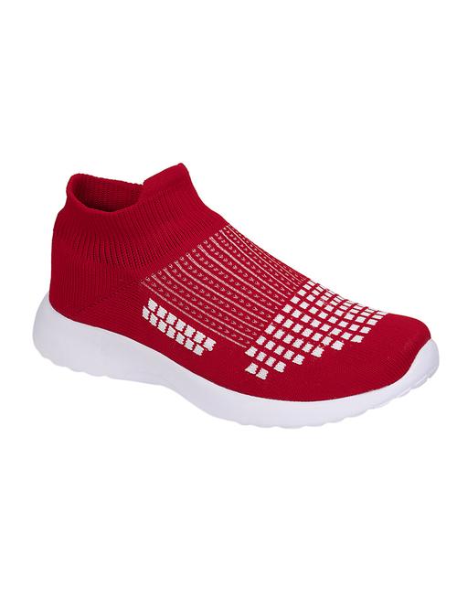 red slip on  sport shoes - 16936673 - Very Small Image - 1