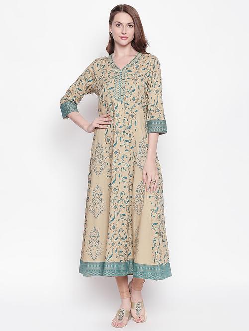 floral anarkali kurta - 16936757 - Very Small Image - 1