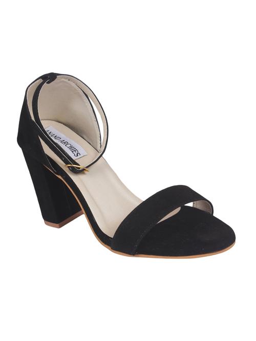 black ankle strap sandals - 16936896 - Very Small Image - 1