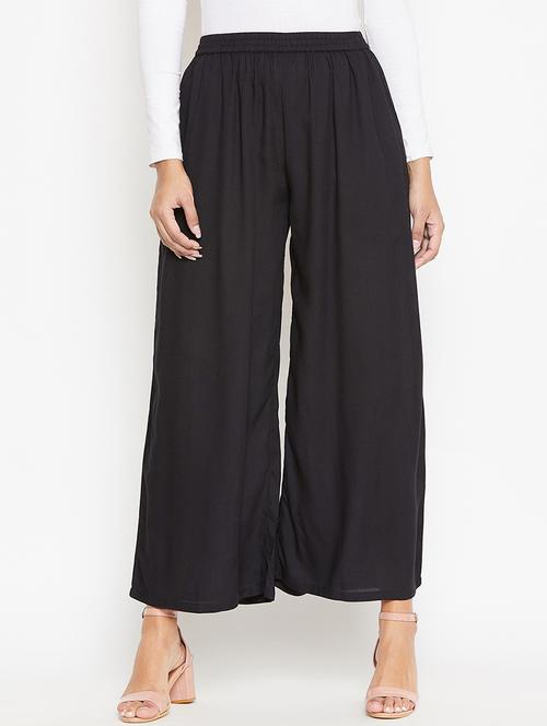 high rise flared palazzo  - 16937226 - Very Small Image - 1