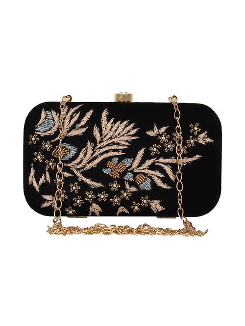 black velvet box clutch - 16939286 - Very Small Image - 1