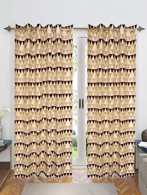 chenille & polyester yarn blackout door curtains   - 16941648 - Very Small Image - 1
