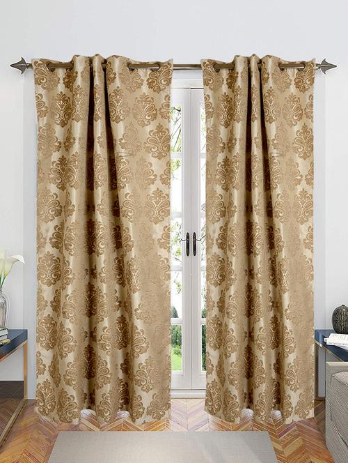  chenille & polyester yarn blackout door curtains  - 16941651 - Very Small Image - 1