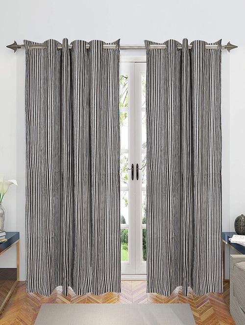  chenille & polyester yarn blackout door curtains   - 16941659 - Very Small Image - 1