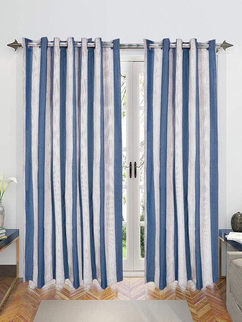  cotton yarn eyelet door curtains   - 16941682 - Very Small Image - 1