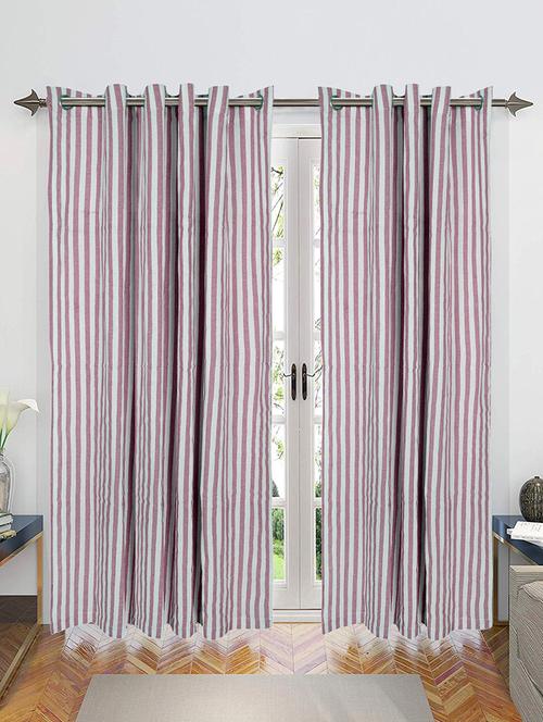  cotton yarn eyelet door curtains   - 16941688 - Very Small Image - 1