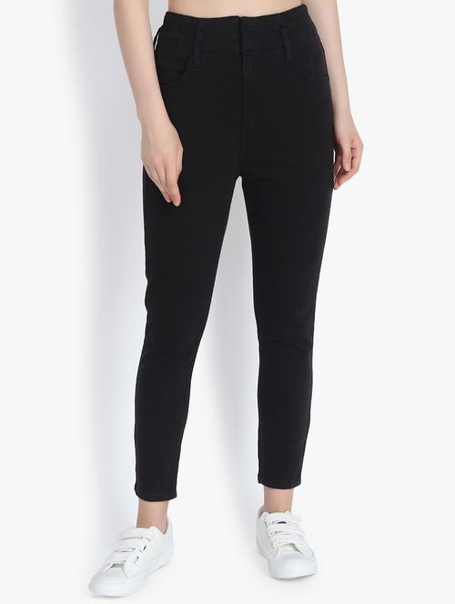 high rise ankle length jeans  - 16942033 - Very Small Image - 1