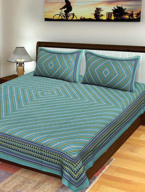  double bed sheet with 2 pillow covers - 16942418 - Very Small Image - 1