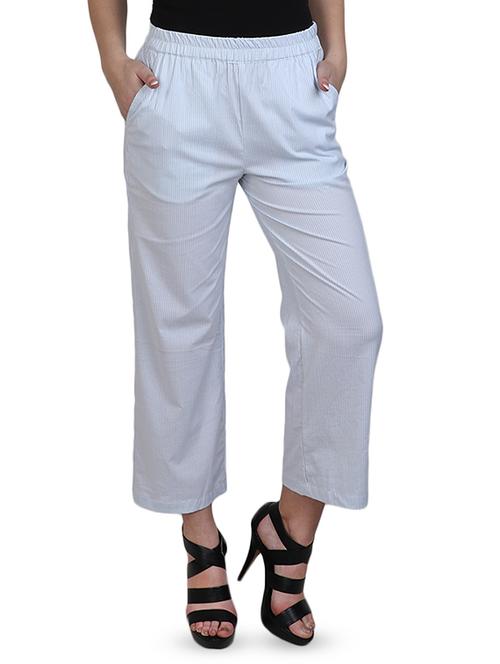 mid rise striped palazzo  - 16944040 - Very Small Image - 1