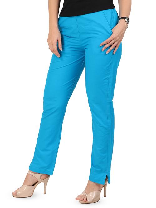 mid rise solid trouser  - 16944047 - Very Small Image - 1