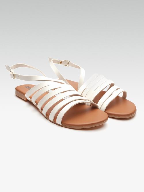 white slip on sandals - 16944785 - Very Small Image - 1