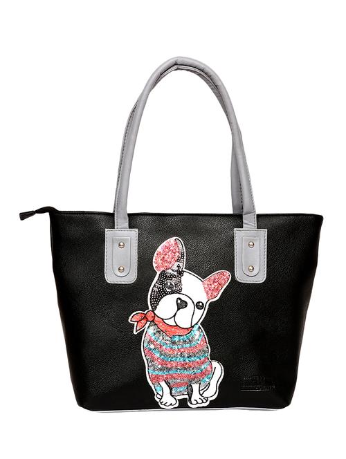 black leather handbag - 16945129 - Very Small Image - 1