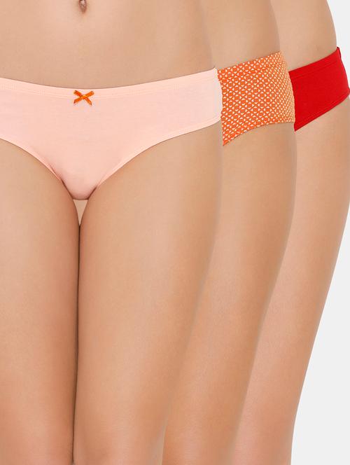set of 3 printed bikini panty - 16948081 - Very Small Image - 1