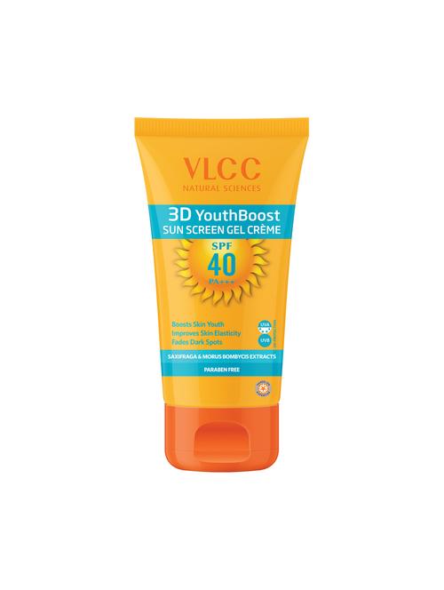vlcc 3d youth boost spf40 pa+++ sun screen gel creme(50gm) - 16950439 - Very Small Image - 1