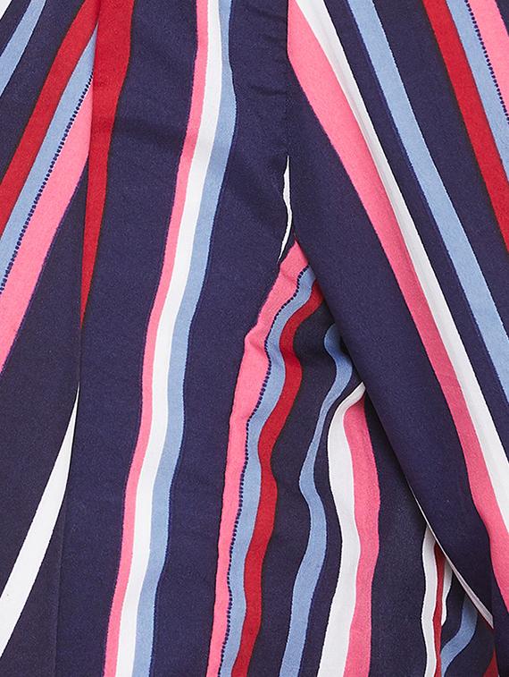 lapel neck striped blazer - 16952643 - Zoom Image - 4