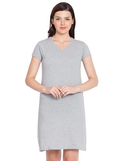 v-neck solid sleepshirt  - 16952731 - Very Small Image - 1