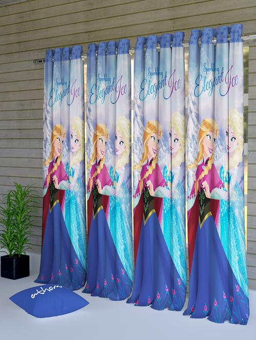disney frozen kids door curtain (pack of 4) - 16955930 - Very Small Image - 1