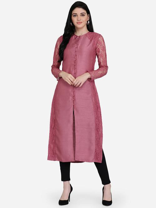 solid flared kurta  - 16957360 - Very Small Image - 1