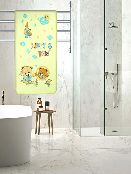 yellow cotton bath towel - 16957420 - Very Small Image - 1