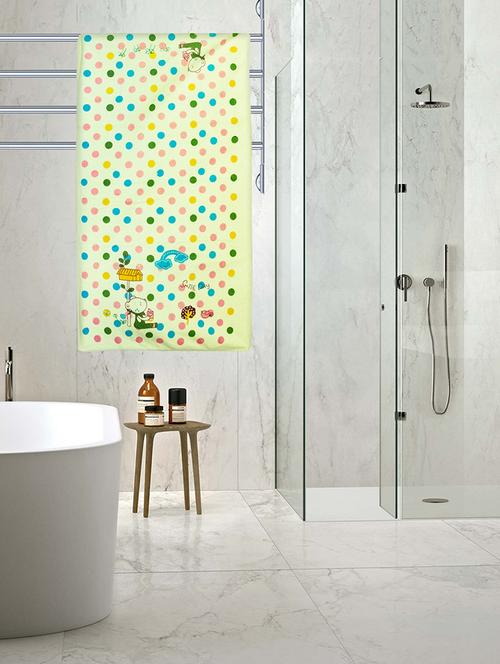 yellow cotton bath towel - 16957441 - Very Small Image - 1