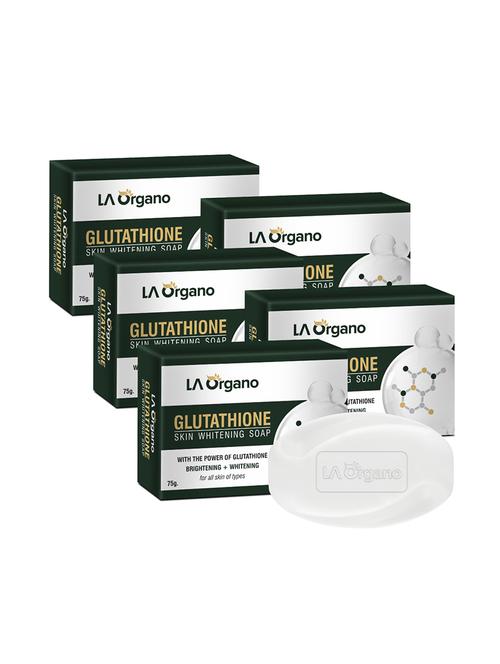 la organo glutathione skin whitening soap for brightening & whitening-all skin type(pack of 5)  - 16959639 - Very Small Image - 1