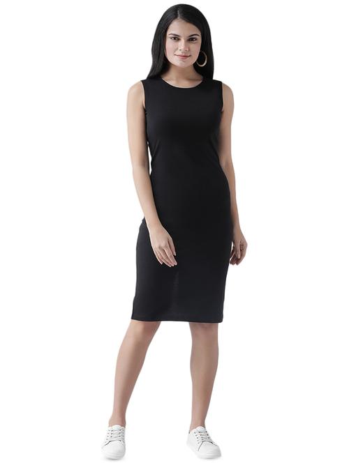 round neck sheath dress  - 16960439 - Very Small Image - 1