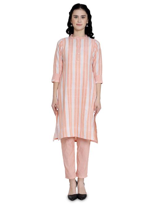 striped kurta pant set - 16963435 - Very Small Image - 1