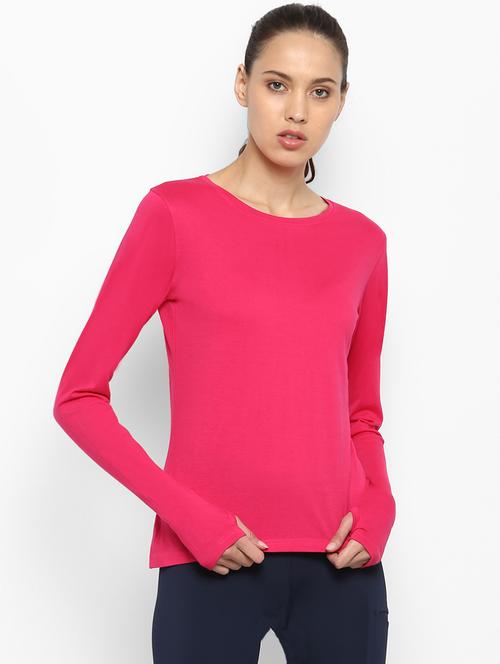 women's plain round neck t-shirt - 16973419 - Very Small Image - 1