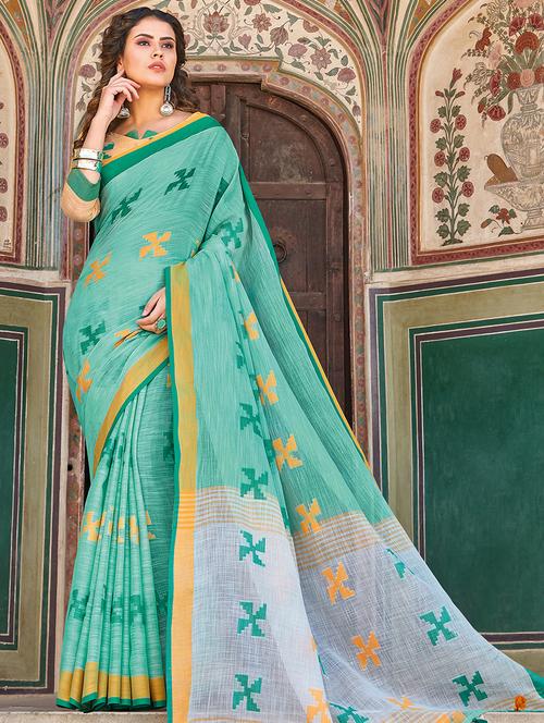 self design woven saree - 16974610 - Very Small Image - 1