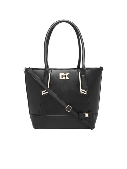 black leatherette (pu) handbag - 16975204 - Very Small Image - 1