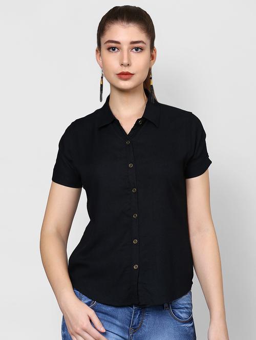 short sleeved solid shirt  - 16975964 - Very Small Image - 1