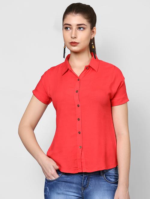 short sleeved solid shirt  - 16975965 - Very Small Image - 1