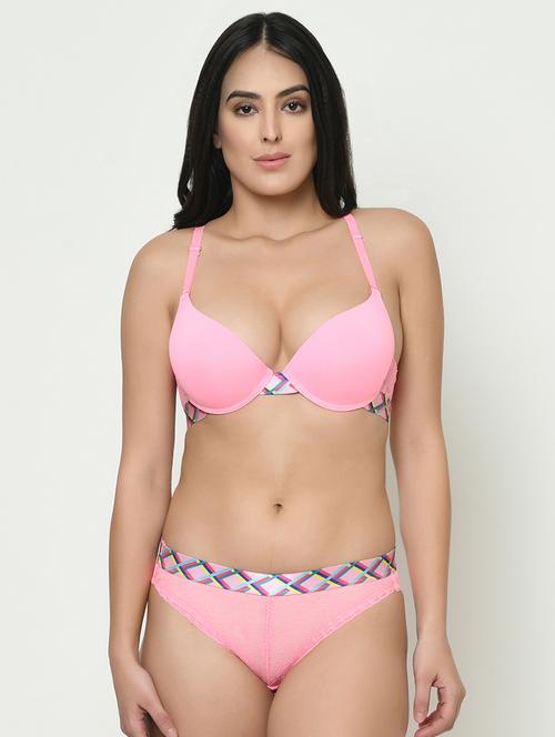 halter neck bra with bikini panty  - 16976225 - Very Small Image - 1
