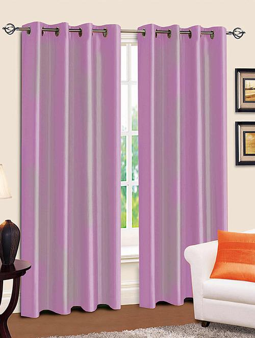 solid polyester door curtains (set of 2 ) - 16976396 - Very Small Image - 1