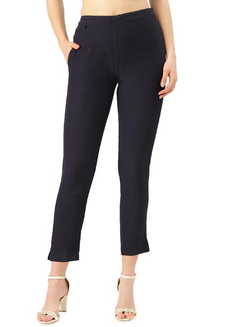 high rise flat front trouser  - 16976461 - Very Small Image - 1