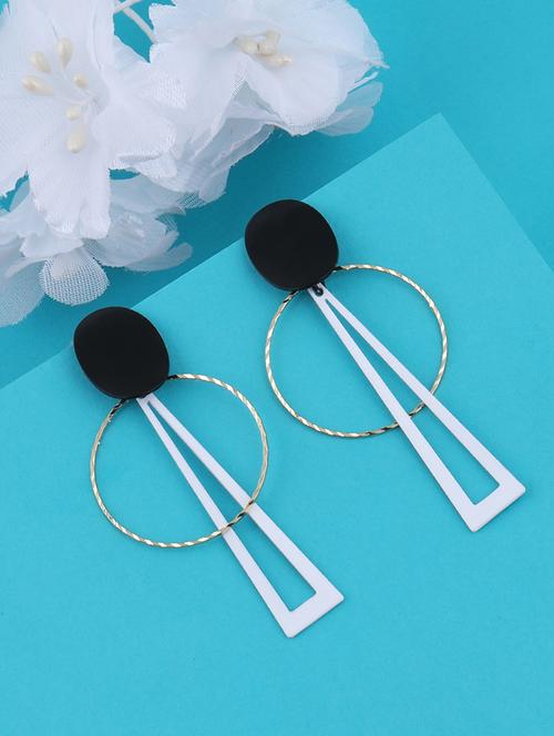 black metal drop earring - 16979638 - Very Small Image - 1