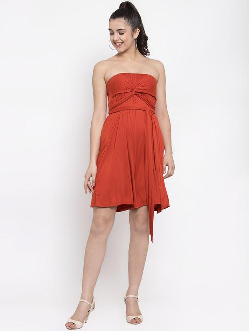 tie front tube romper  - 16982772 - Very Small Image - 1