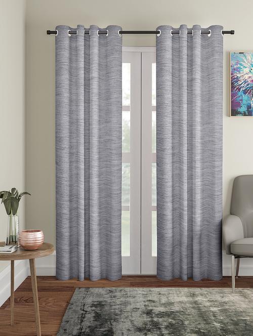 line blackout fabric long door curtain (set of 2) - 16983318 - Very Small Image - 1