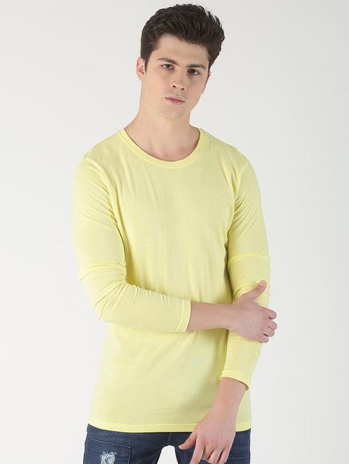 yellow solid t-shirt - 16983354 - Very Small Image - 1