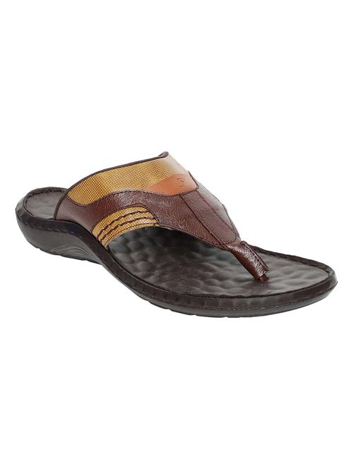 tan toe separator slippers - 16984137 - Very Small Image - 1