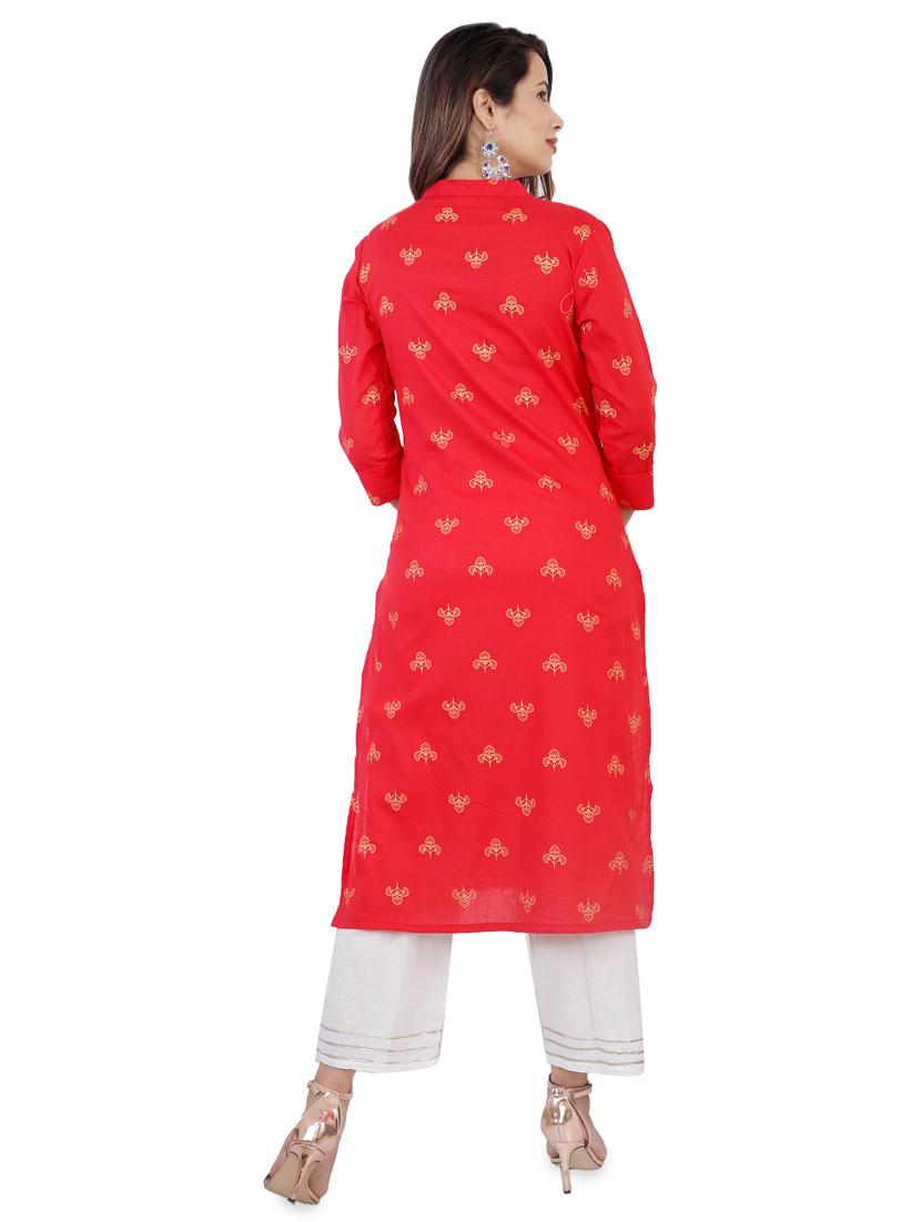women's straight kurta - 16986653 - Zoom Image - 2