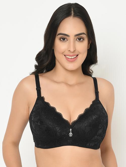detachable strap laced bra  - 16988492 - Very Small Image - 1